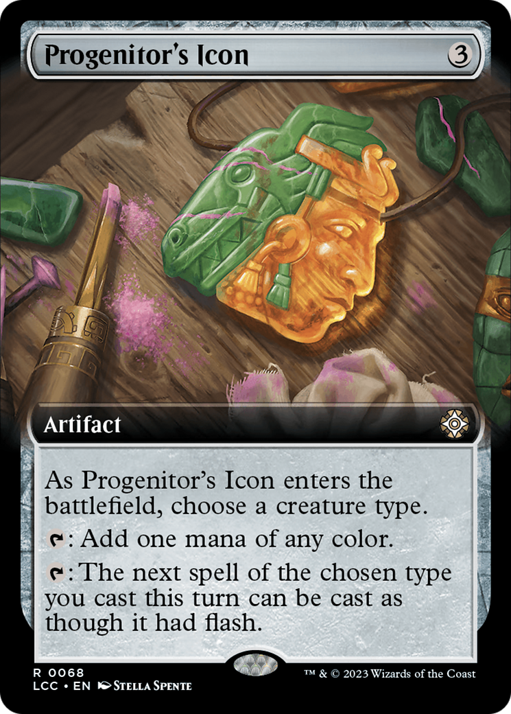 Progenitor's Icon (Extended Art) [The Lost Caverns of Ixalan Commander] | Cracking-Singles
