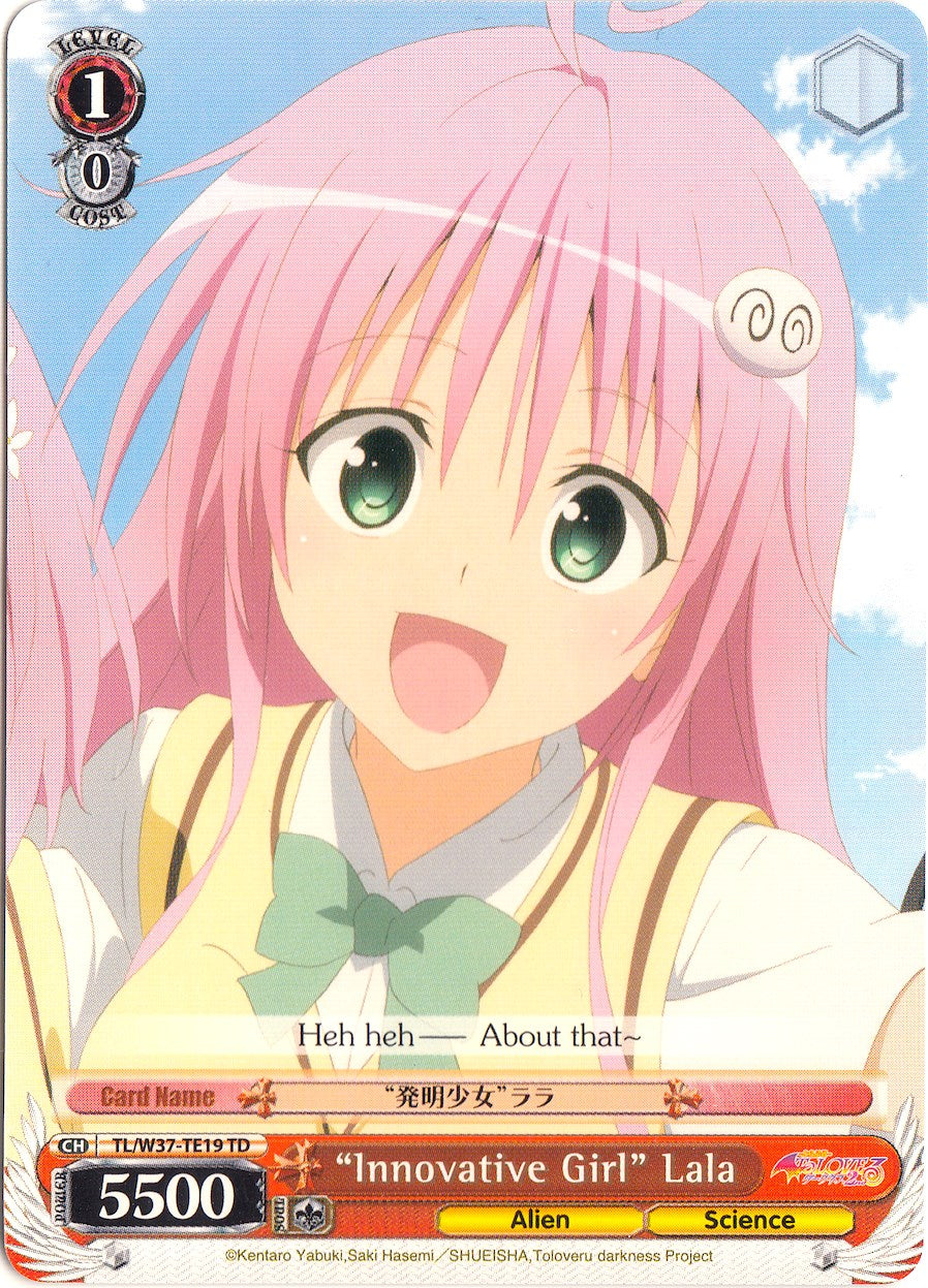 "Innovative Girl" Lala (TL/W37-TE19 TD) [To Loveru Darkness 2nd] | Cracking-Singles