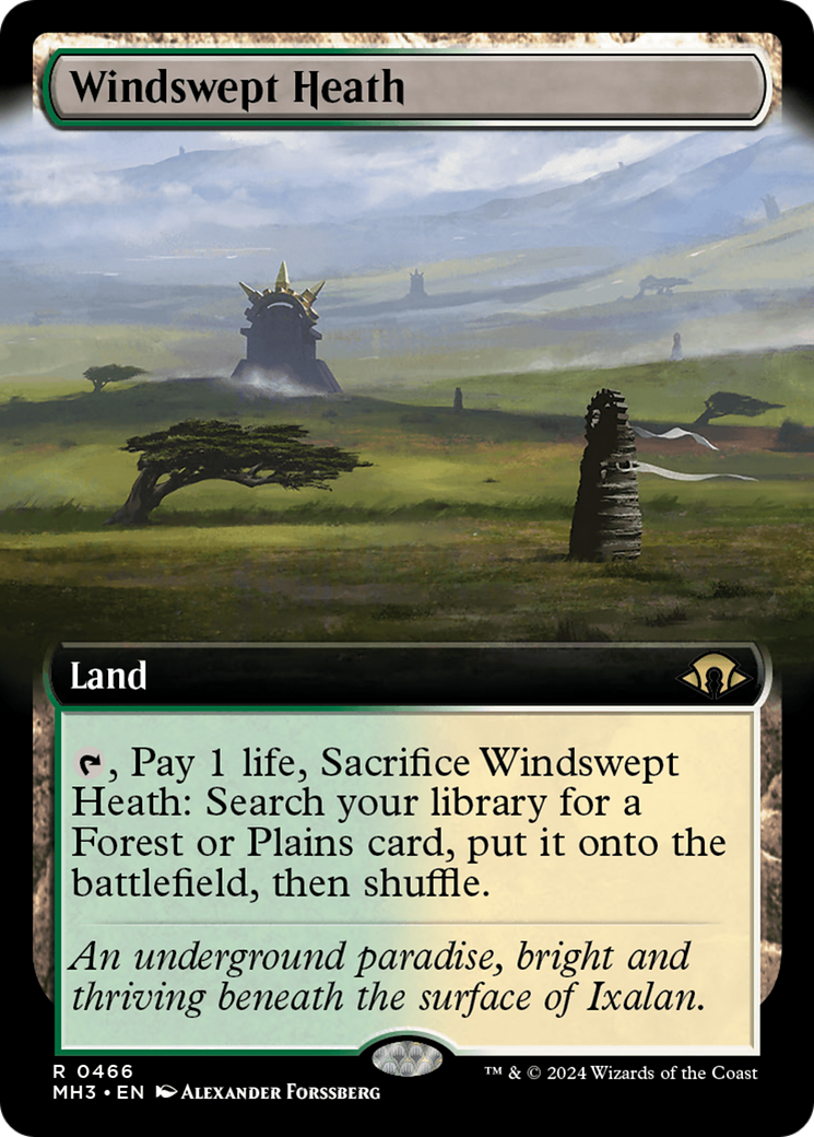 Windswept Heath (Extended Art) [Modern Horizons 3] | Cracking-Singles