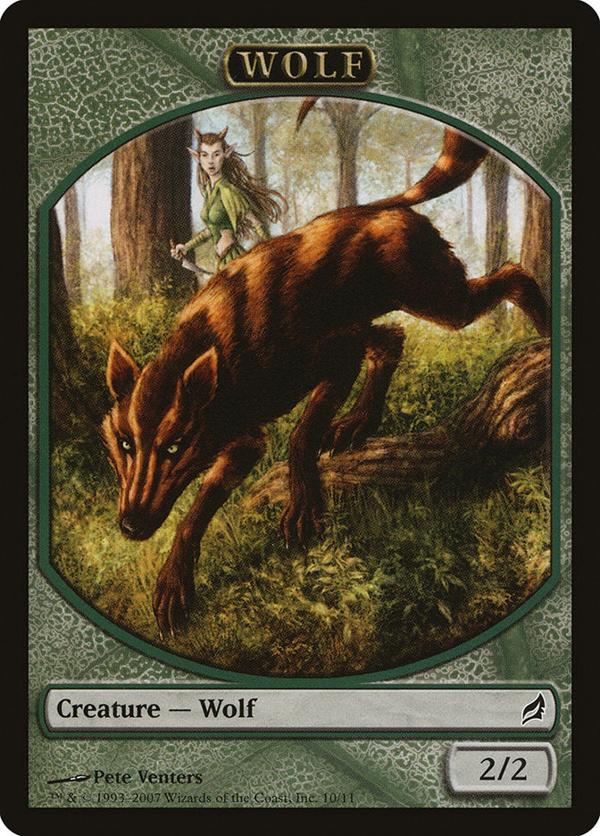 Wolf Token [Lorwyn Tokens] | Cracking-Singles