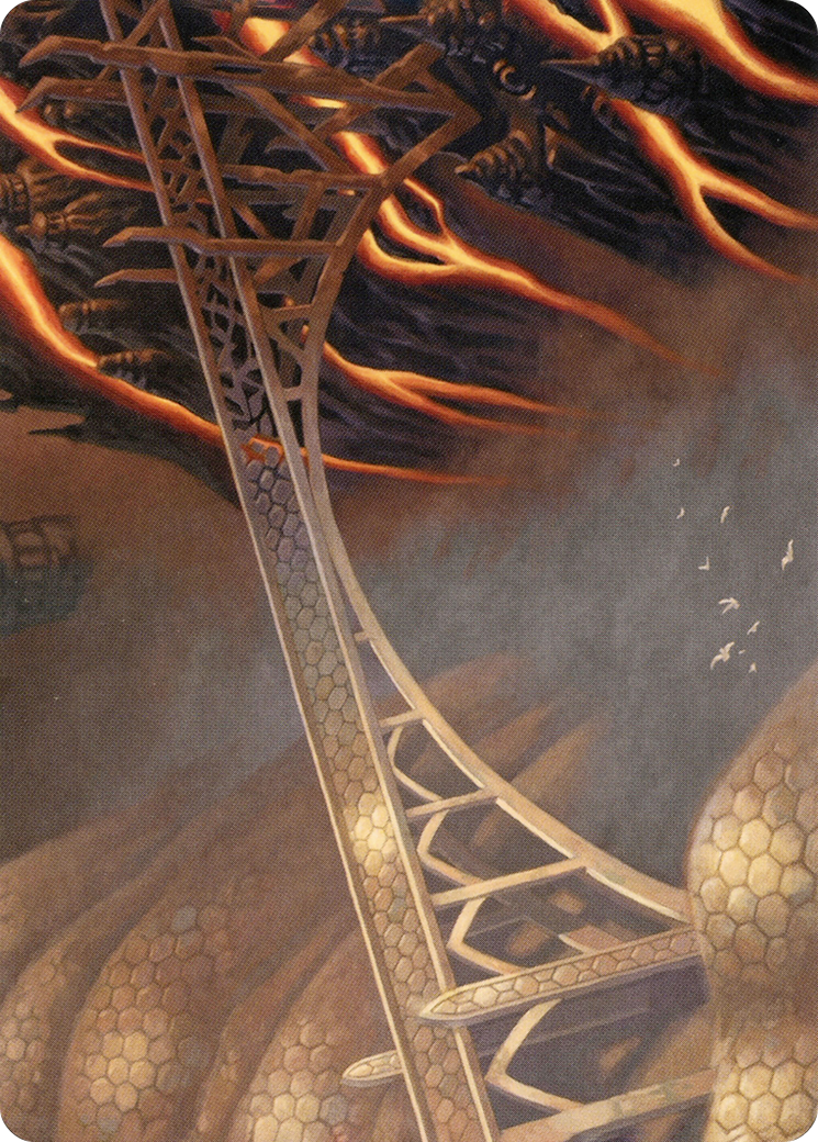 Rustvale Bridge Art Card [Modern Horizons 2 Art Series] | Cracking-Singles