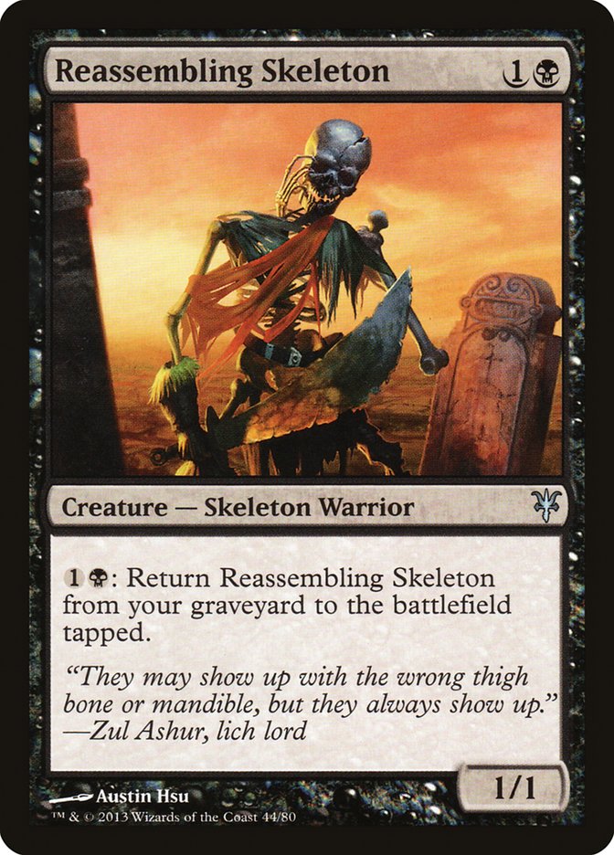 Reassembling Skeleton [Duel Decks: Sorin vs. Tibalt] | Cracking-Singles