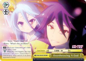 Overthrowing A God (NGL/S58-E019R RRR) [No Game No Life] | Cracking-Singles