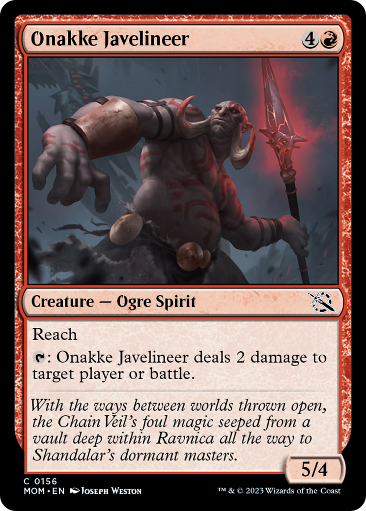 Onakke Javelineer [March of the Machine] | Cracking-Singles