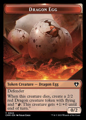 Eldrazi Spawn // Dragon Egg Double-Sided Token [Commander Masters Tokens] | Cracking-Singles
