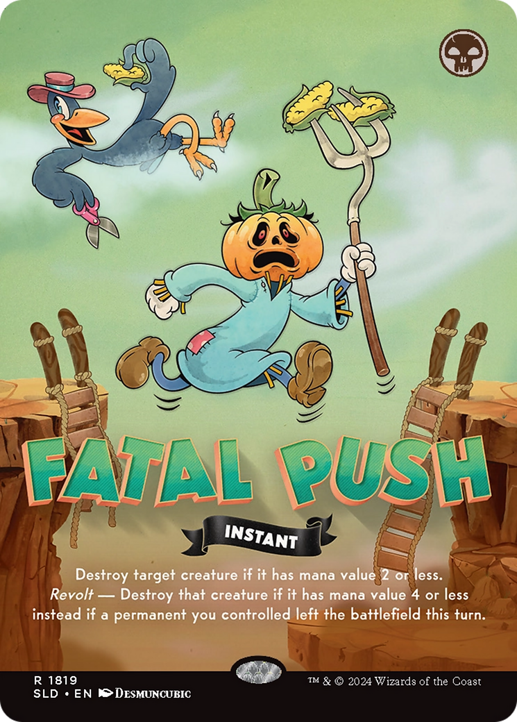 Fatal Push (1819) (Rainbow Foil) [Secret Lair Drop Series] | Cracking-Singles