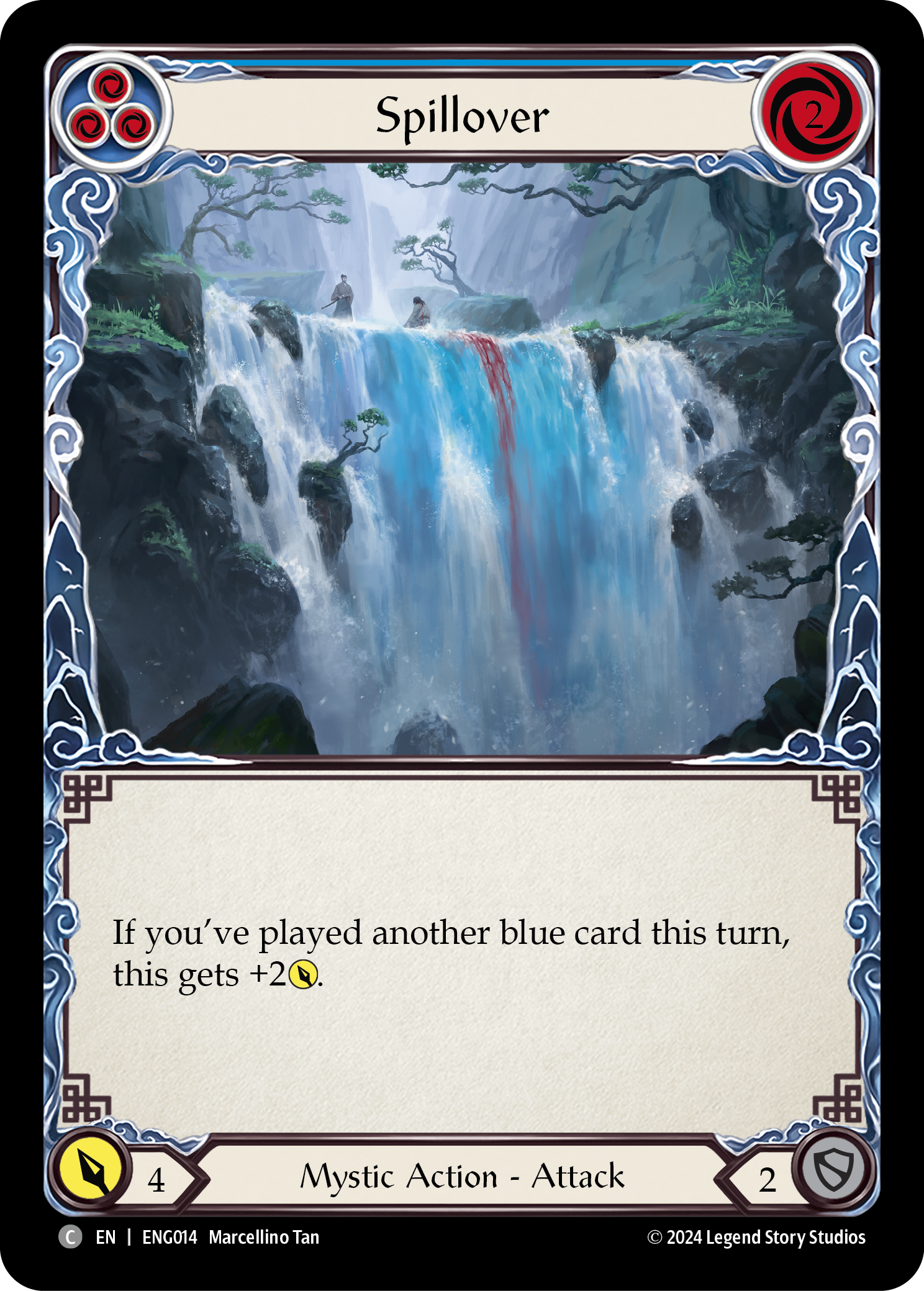 Spillover [ENG014] (Part the Mistveil Enigma Blitz Deck) | Cracking-Singles