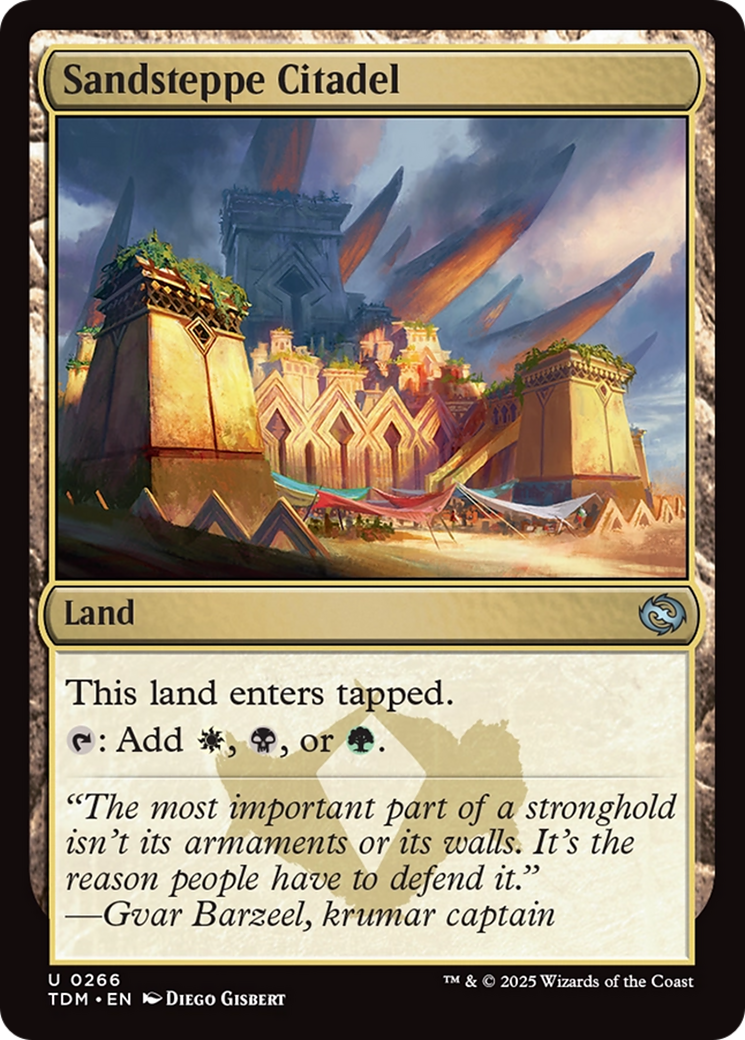 Sandsteppe Citadel [Tarkir: Dragonstorm] | Cracking-Singles