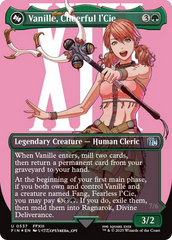 Vanille, Cheerful l'Cie // Ragnarok, Divine Deliverance (Borderless) (Surge Foil) [FINAL FANTASY] | Cracking-Singles