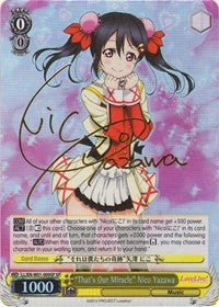 "That's Our Miracle" Nico Yazawa (LL/EN-W01-009SP SP) [Love Live! DX] | Cracking-Singles