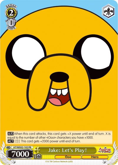 Jake: Let's Play! (AT/WX02-102 PR) [Adventure Time] | Cracking-Singles