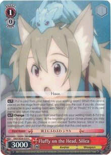 Fluffy on the Head, Silica (SAO/SE26-E25 C) (Parallel Foil) [Sword Art Online II Vol.2] | Cracking-Singles