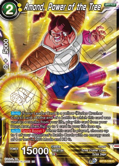 Amond, Power of the Tree (BT15-109) [Saiyan Showdown] | Cracking-Singles