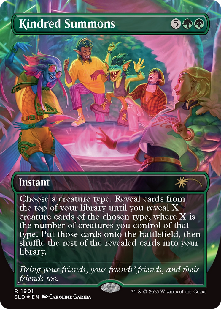 Kindred Summons (Double Rainbow Foil) [Secret Lair Drop Series] | Cracking-Singles