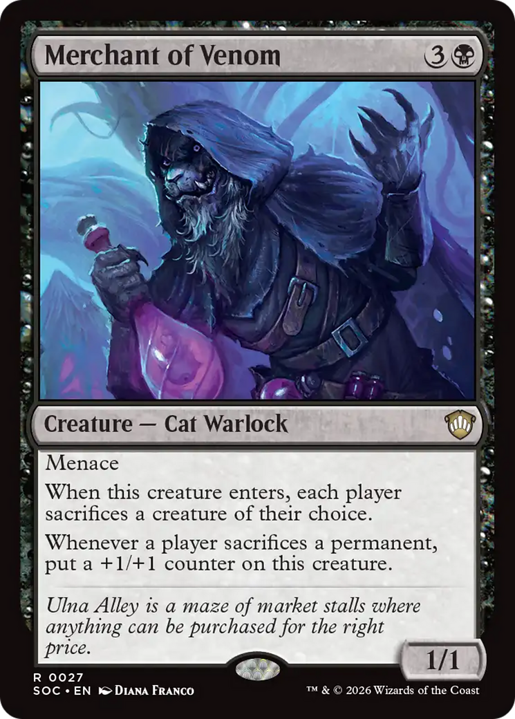 Merchant of Venom [Secrets of Strixhaven Commander] | Cracking-Singles