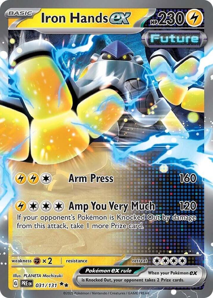 Iron Hands ex (031/131) [Scarlet & Violet: Prismatic Evolutions] | Cracking-Singles