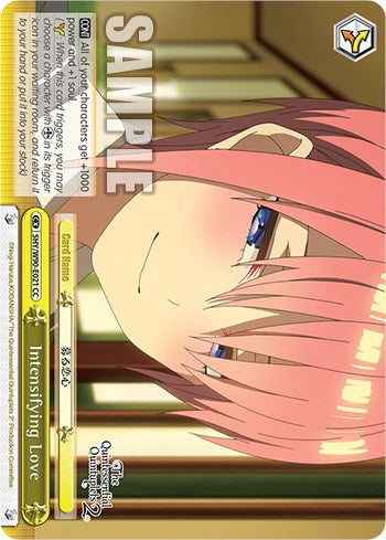 Intensifying Love (5HY/W90-E021 CC) [The Quintessential Quintuplets 2] | Cracking-Singles