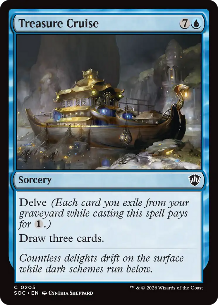 Treasure Cruise [Secrets of Strixhaven Commander] | Cracking-Singles