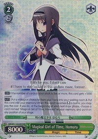 Magical Girl of Time, Homura (MM/W17-E028R RRR) [Puella Magi Madoka Magica] | Cracking-Singles