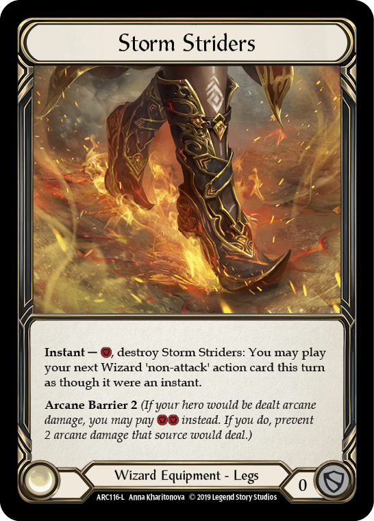 Storm Striders [ARC116-L] (Arcane Rising)  1st Edition Cold Foil | Cracking-Singles