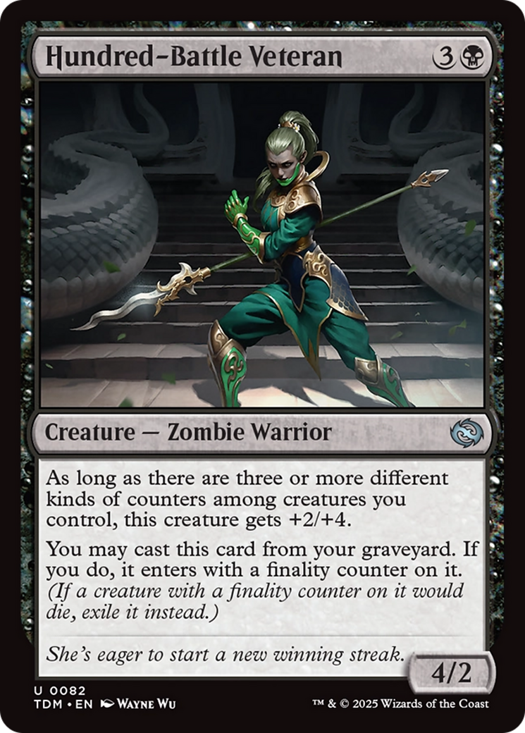 Hundred-Battle Veteran [Tarkir: Dragonstorm] | Cracking-Singles