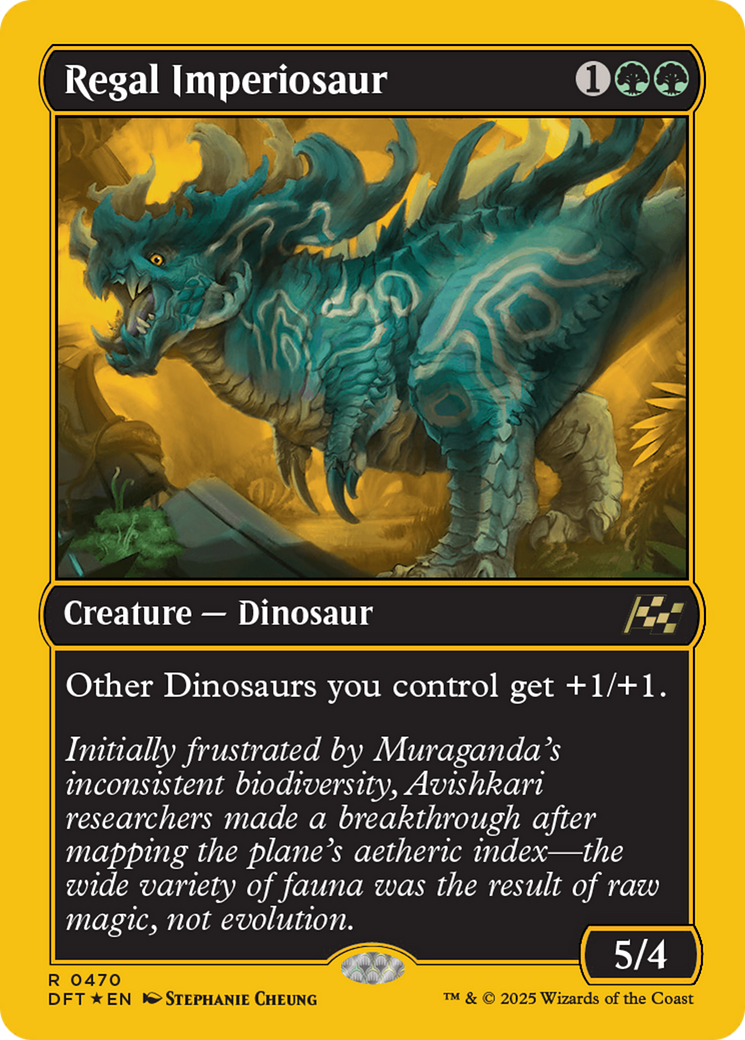 Regal Imperiosaur (First-Place Foil) [Aetherdrift] | Cracking-Singles