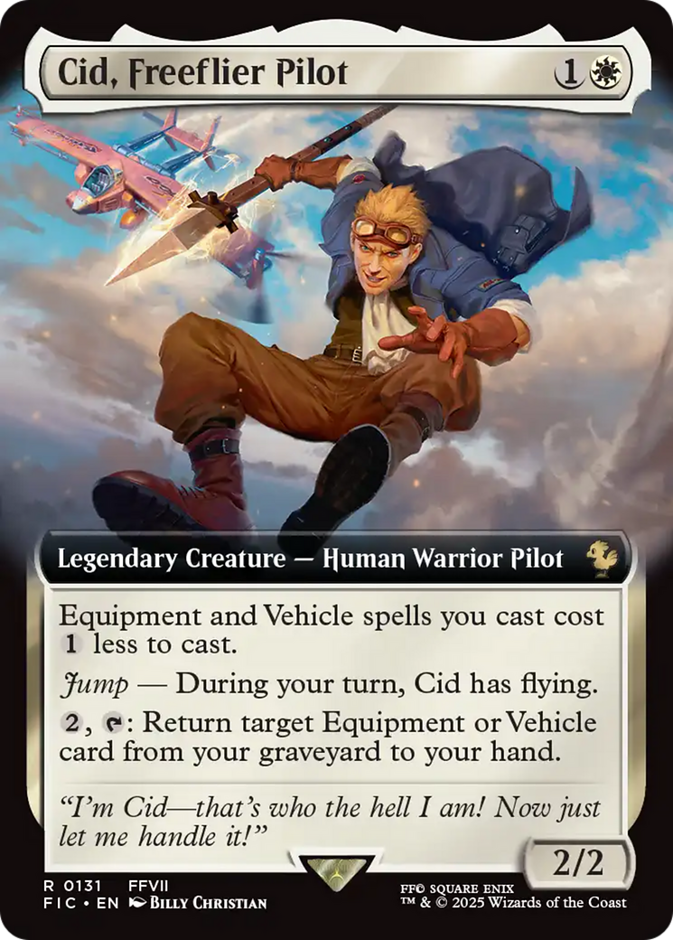 Cid, Freeflier Pilot (Extended Art) [FINAL FANTASY Commander] | Cracking-Singles