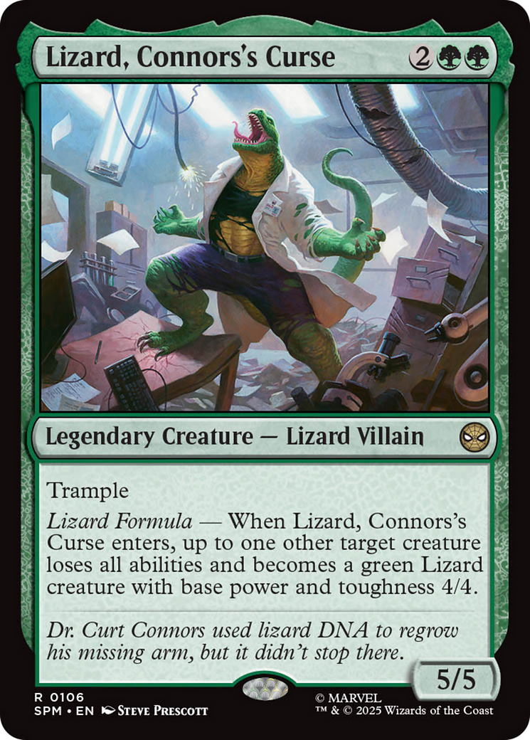 Lizard, Connors's Curse [Marvel's Spider-Man] | Cracking-Singles