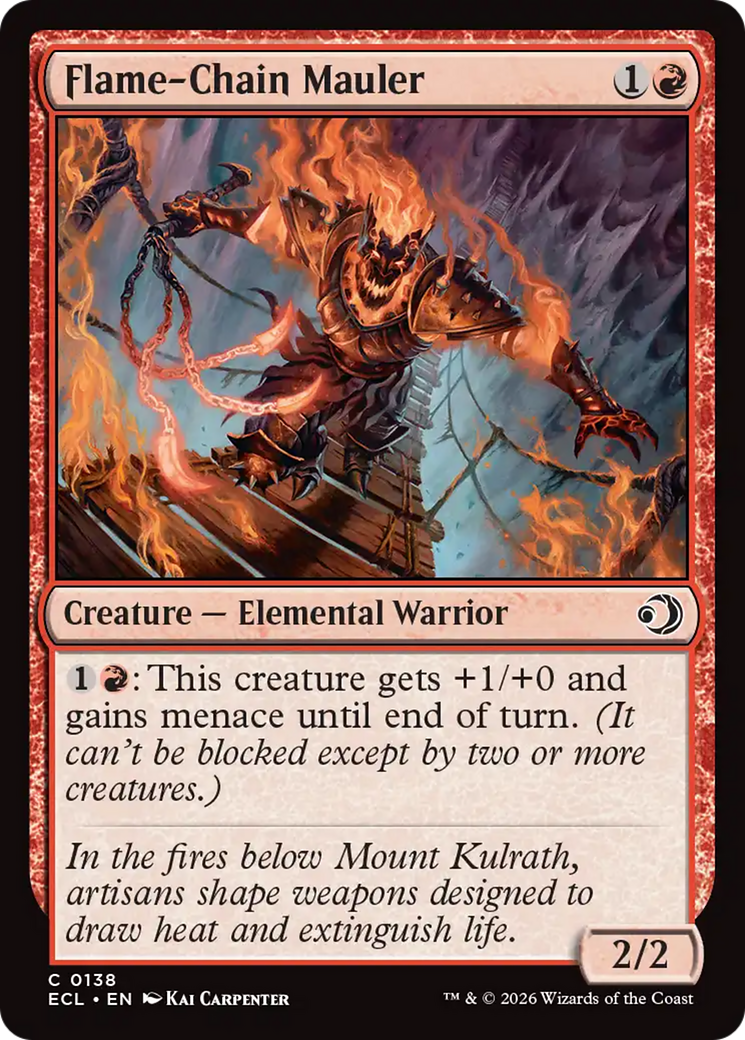 Flame-Chain Mauler [Lorwyn Eclipsed] | Cracking-Singles