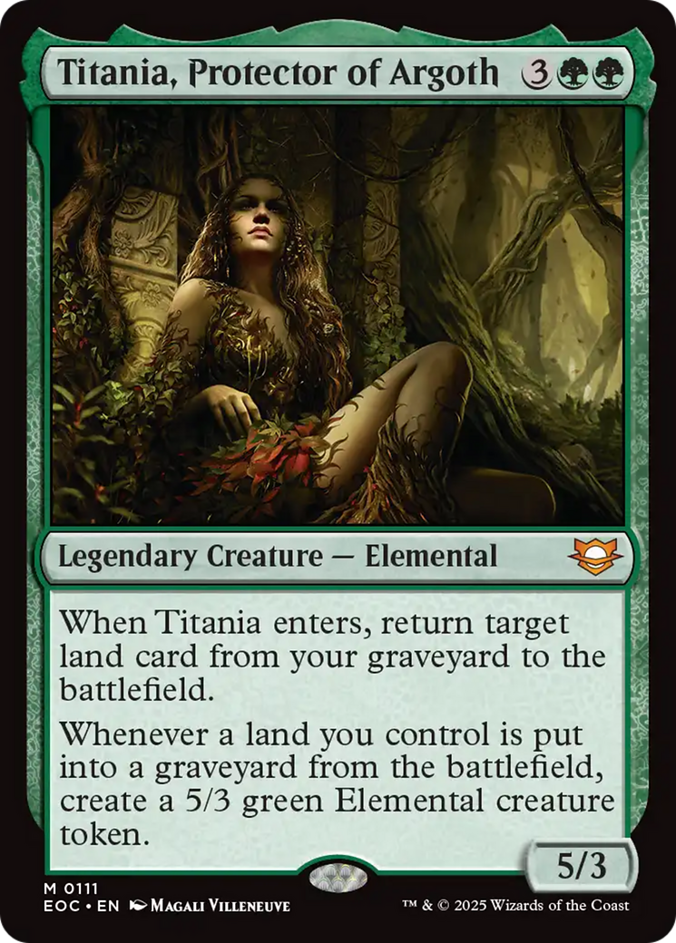 Titania, Protector of Argoth [Edge of Eternities Commander] | Cracking-Singles