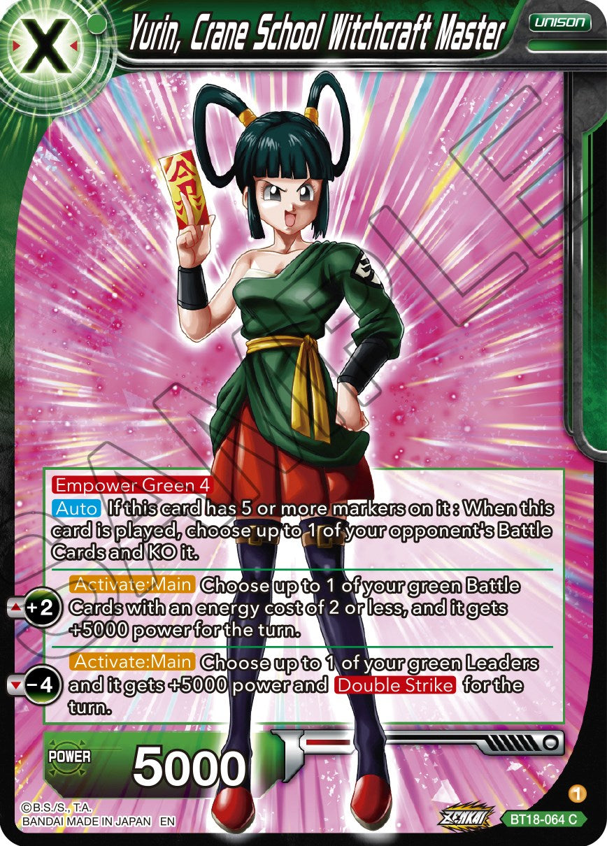 Yurin, Crane School Witchcraft Master (BT18-064) [Dawn of the Z-Legends] | Cracking-Singles