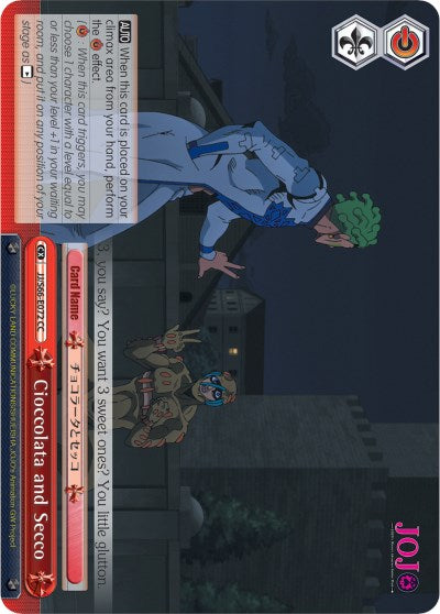 Cioccolata and Secco (JJ/S66-E072 CC) [JoJo's Bizarre Adventure: Golden Wind] | Cracking-Singles