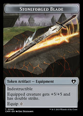 Eldrazi Scion // Stoneforged Blade Double-Sided Token [Commander Masters Tokens] | Cracking-Singles