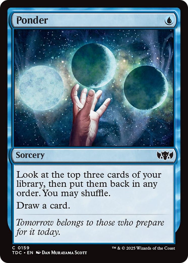 Ponder [Tarkir: Dragonstorm Commander] | Cracking-Singles