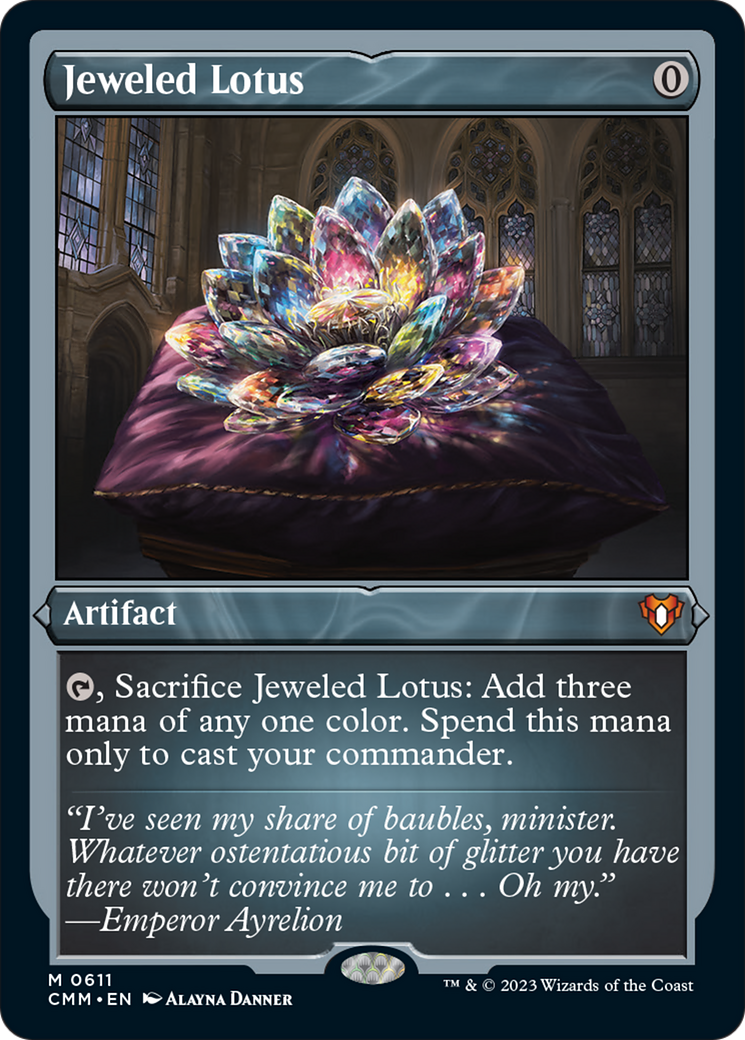 Jeweled Lotus (Foil Etched) [Commander Masters] | Cracking-Singles