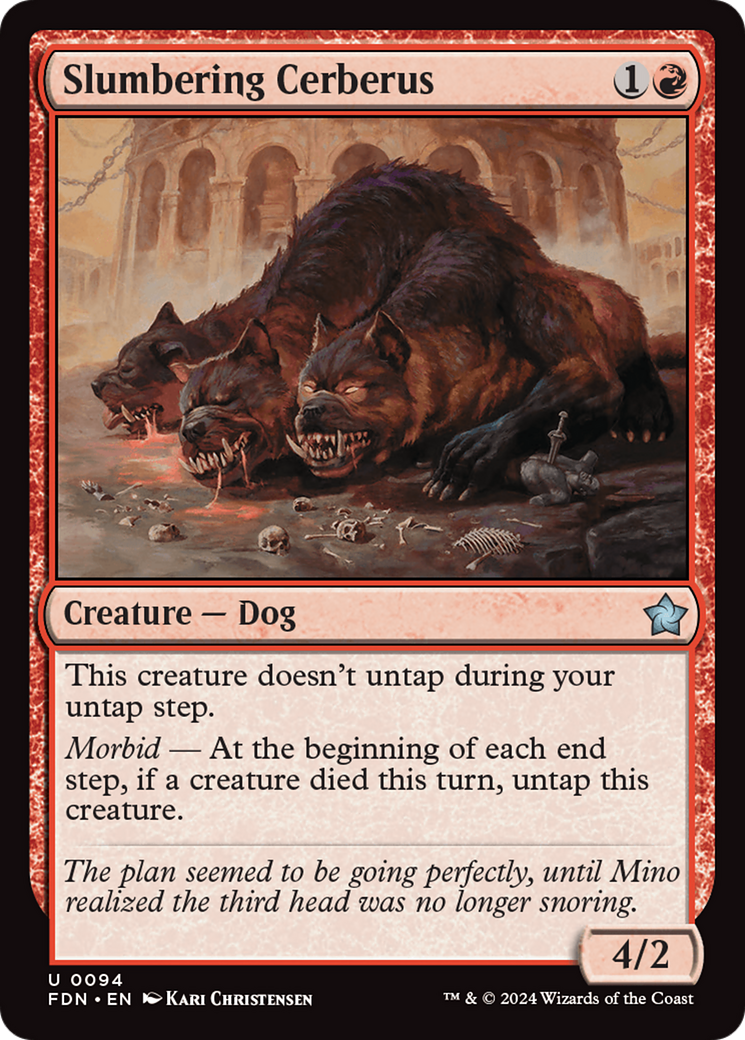 Slumbering Cerberus [Foundations] | Cracking-Singles