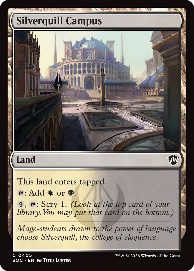 Silverquill Campus [Secrets of Strixhaven Commander] | Cracking-Singles