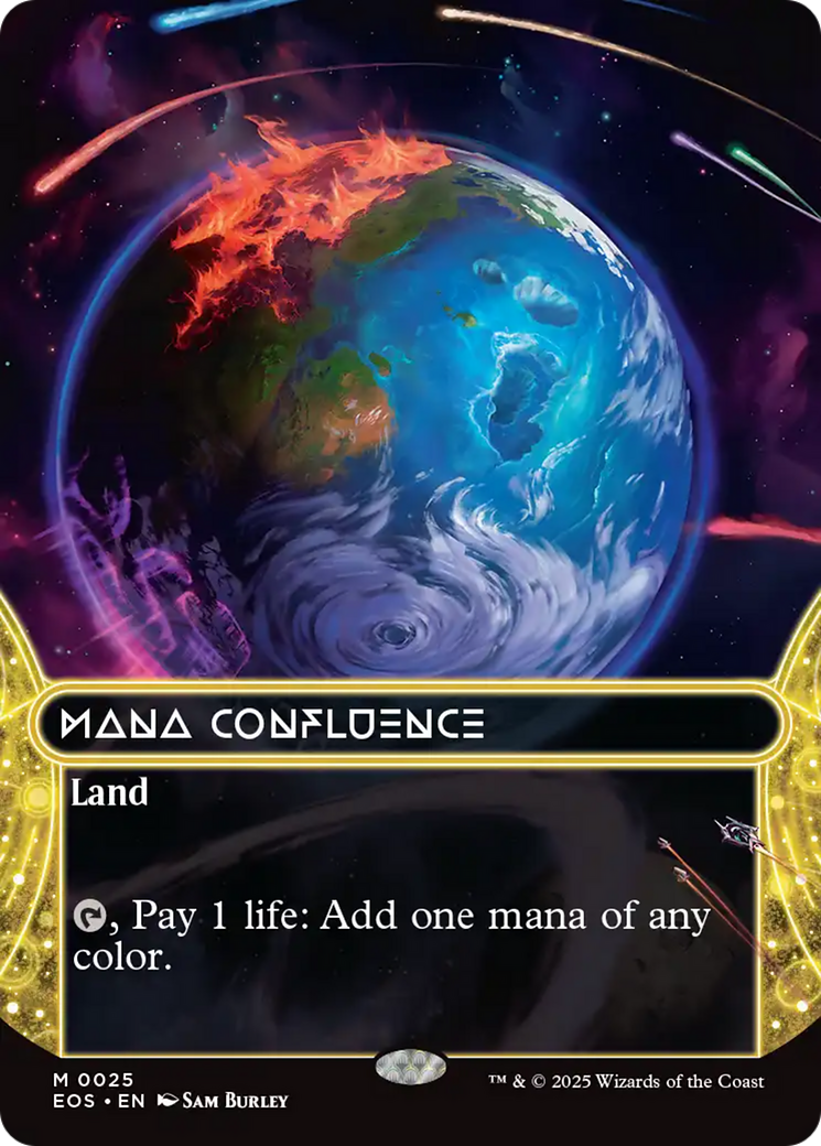 Mana Confluence (0025) (Borderless) [Edge of Eternities: Stellar Sights] | Cracking-Singles