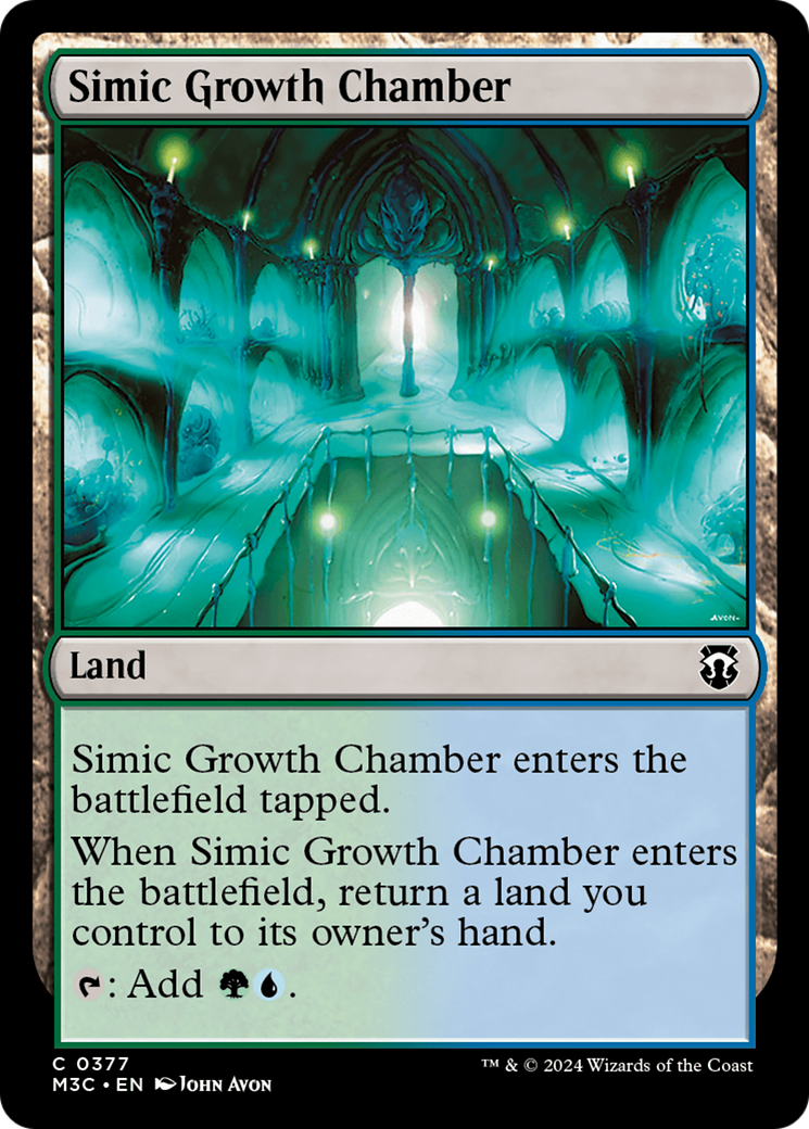 Simic Growth Chamber (Ripple Foil) [Modern Horizons 3 Commander] | Cracking-Singles