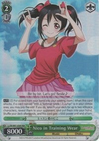 Nico in Training Wear (LL/EN-W01-056R RRR) [Love Live! DX] | Cracking-Singles