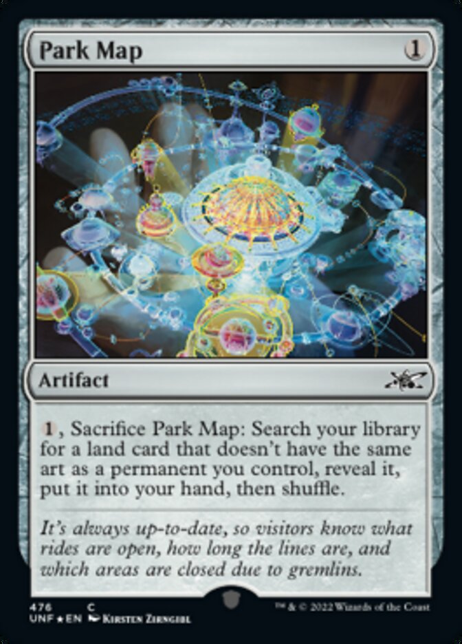 Park Map (Galaxy Foil) [Unfinity] | Cracking-Singles