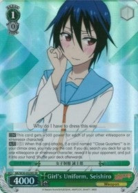 Girl's Uniform, Seishiro (NK/W30-E029S SR) [NISEKOI -False Love-] | Cracking-Singles