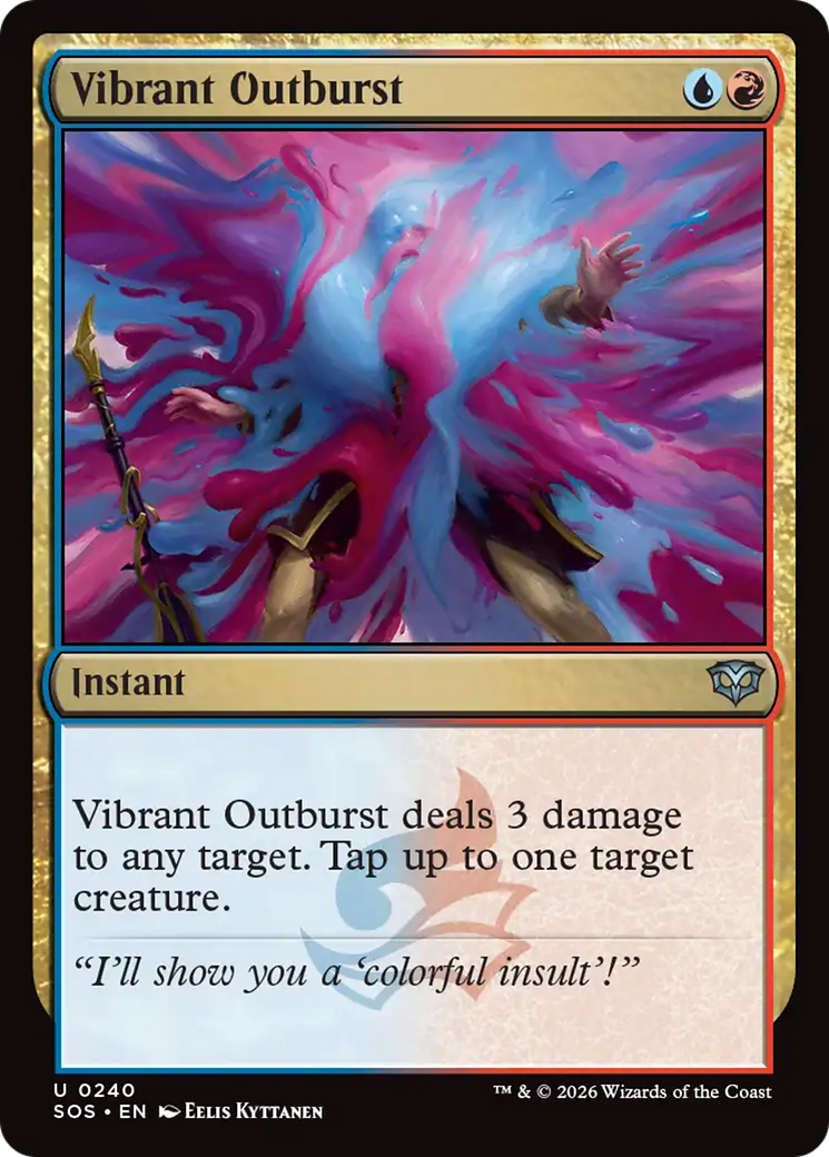 Vibrant Outburst [Secrets of Strixhaven] | Cracking-Singles