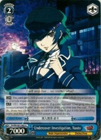 Undercover Investigation, Naoto (P4/EN-S01-085 U) [Persona 4 ver.E] | Cracking-Singles