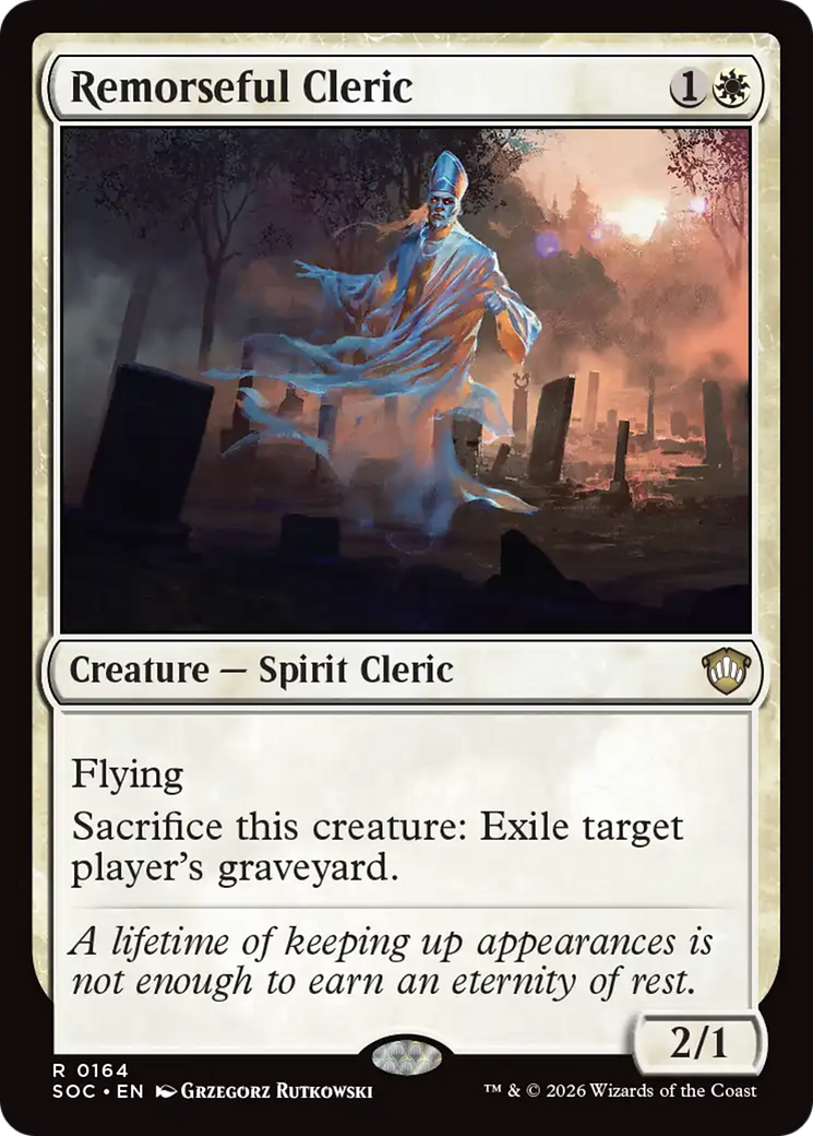 Remorseful Cleric [Secrets of Strixhaven Commander] | Cracking-Singles