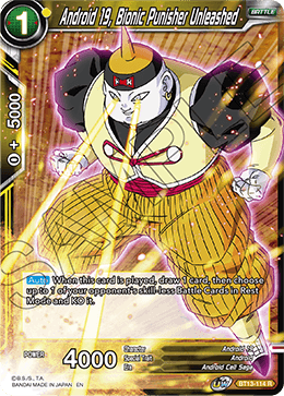Android 19, Bionic Punisher Unleashed (Rare) (BT13-114) [Supreme Rivalry] | Cracking-Singles