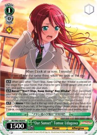 "Our Sunset" Tomoe Udagawa (BD/W63-E029 R) [BanG Dream! Girls Band Party! Vol.2] | Cracking-Singles