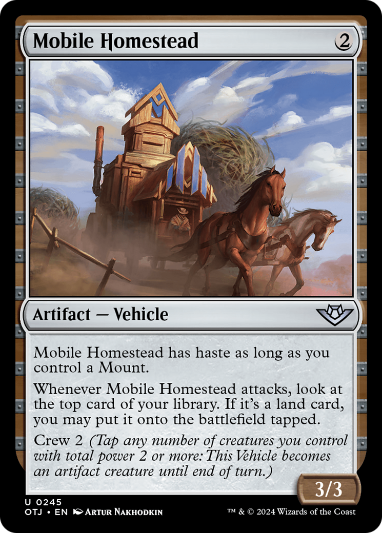 Mobile Homestead [Outlaws of Thunder Junction] | Cracking-Singles