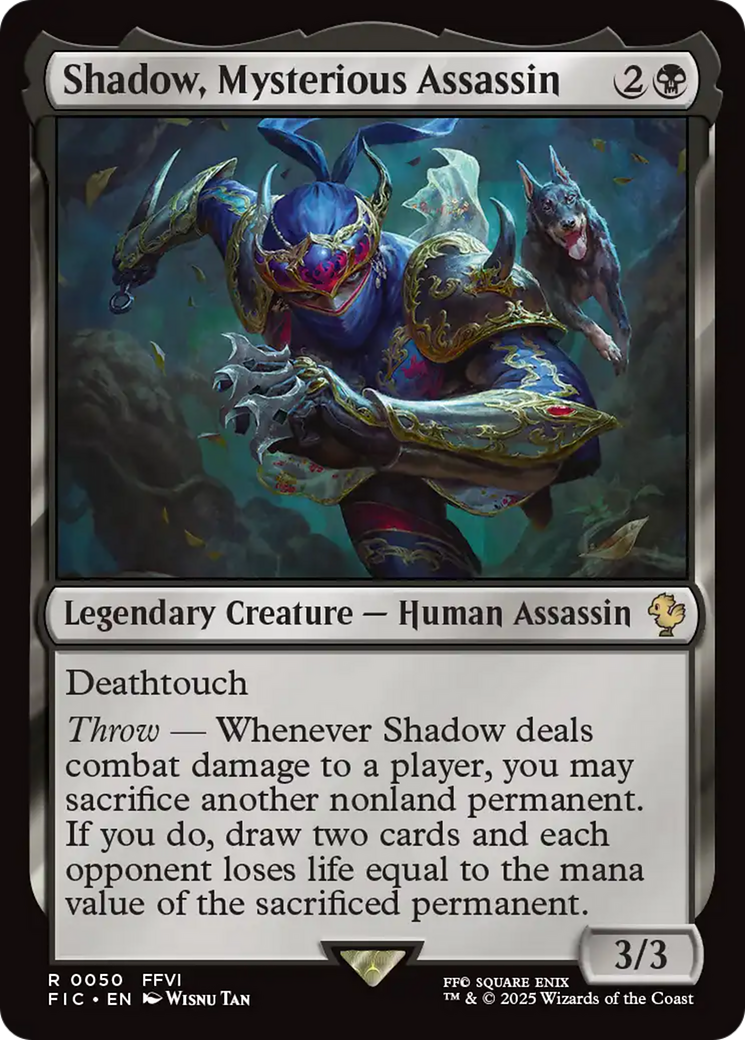 Shadow, Mysterious Assassin [FINAL FANTASY Commander] | Cracking-Singles