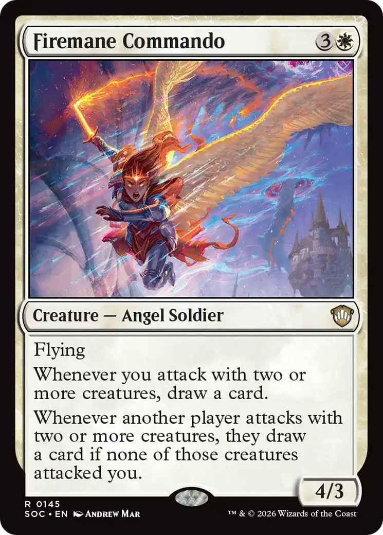 Firemane Commando [Secrets of Strixhaven Commander] | Cracking-Singles